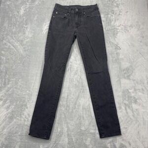 American Eagle Jeans Womens 28x32 Black Denim Next Level Flex Stretch Skinny Leg